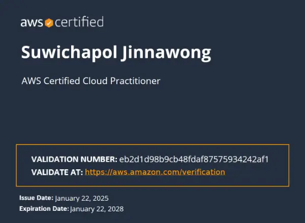 AWS Certified Cloud Practitioner